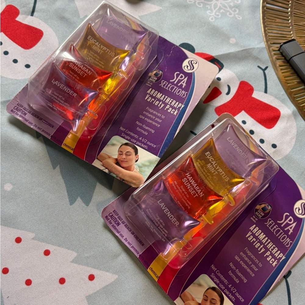 2 Aromatherapy Variety Pack for Spa